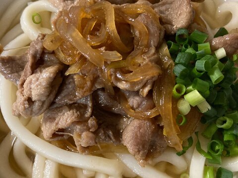 みんな大好き!肉うどん♫